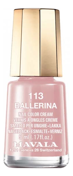 

Лак для ногтей Nail Color Cream 5мл: 113 Ballerina, Лак для ногтей Nail Color Cream 5мл