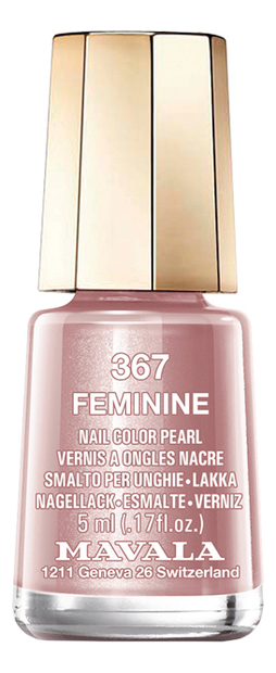 

Лак для ногтей Nail Color Pearl 5мл: 367 Feminine, Лак для ногтей Nail Color Pearl 5мл