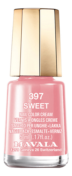

Лак для ногтей Nail Color Cream 5мл: 397 Sweet, Лак для ногтей Nail Color Cream 5мл