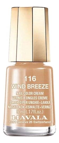 

Лак для ногтей Nail Color Cream 5мл: 116 Wind Breeze, Лак для ногтей Nail Color Cream 5мл