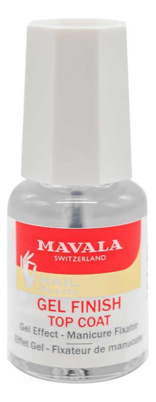 

Фиксатор лака для ногтей Gel Finish Top Coat: Лак 5мл, Фиксатор лака для ногтей Gel Finish Top Coat