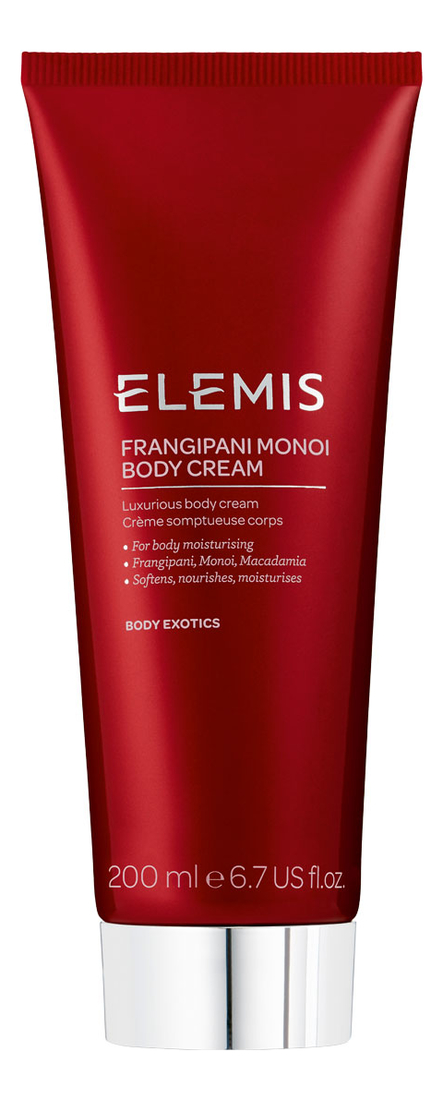 Крем для тела с экстрактом франжипани и маслом монои Body Exotics Frangipani Monoi Body Cream 200мл крем для тела elemis frangipani monoi body cream body exotics 200 мл