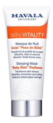 Купить Ночная маска для сияния кожи лица Skin Vitality Sleeping Mask Baby Skin Radiance 65мл, MAVALA