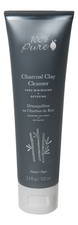 100% Pure Органическое очищающее средство для лица Charcoal Clay Cleanser 100мл