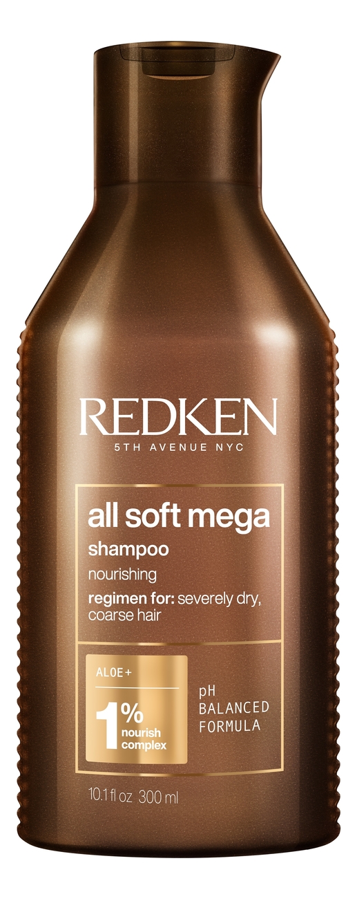 Шампунь для волос All Soft Mega Shampoo: Шампунь 300мл шампунь для волос redken all soft 300 мл