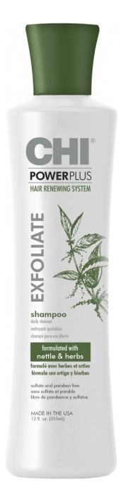 

Отшелушивающий шампунь для волос и кожи головы Power Plus Exfoliate Shampoo: Шампунь 355мл, Отшелушивающий шампунь для волос и кожи головы Power Plus Exfoliate Shampoo