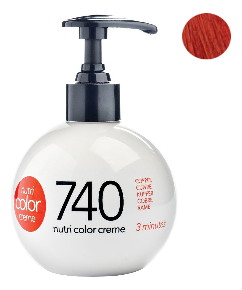 

Краска для волос Nutri Color Creme 740 Copper: Краска 270мл, Краска для волос Nutri Color Creme 740 Copper