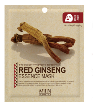 Тканевая маска для лица Красный женьшень Red Ginseng Essence Mask 25г
