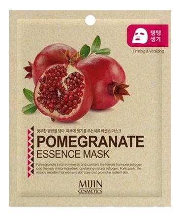 Тканевая маска для лица Гранат Pomergranate Essence Mask 25г тканевая маска для лица гранат pomergranate essence mask 25г