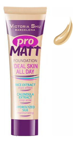 

Матирующий тональный крем для лица Pro Matt Foundation Ideal Skin All Day 30мл: No 305, Матирующий тональный крем для лица Pro Matt Foundation Ideal Skin All Day 30мл