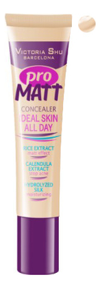 

Консилер для лица Pro Matt Concealer Ideal Skin All Day 15мл: No 112, Консилер для лица Pro Matt Concealer Ideal Skin All Day 15мл