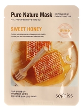 Anskin Тканевая маска для лица с медом Secriss Pure Nature Mask Sweet Honey 25мл