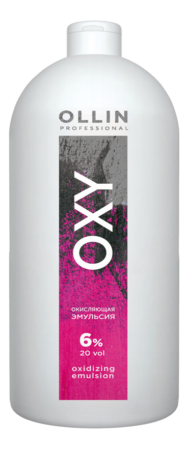 Окисляющая эмульсия для краски Color Oxy Oxidizing Emulsion 1000мл: Эмульсия 6% 20vol окисляющая эмульсия для краски color oxy oxidizing emulsion 1000мл эмульсия 6% 20vol