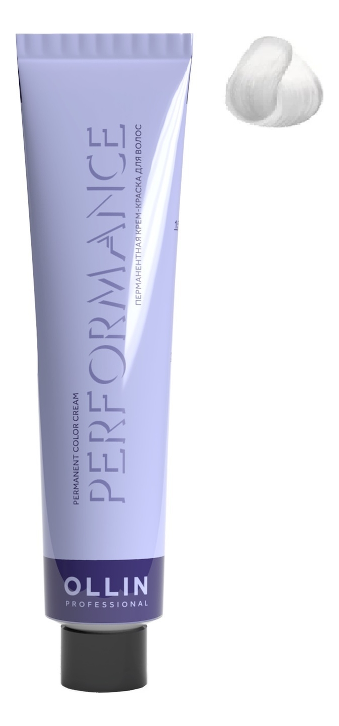 Перманентная крем-краска для волос Performance Permanent Color Cream 60мл: 0/0 нейтральный перманентная крем краска для волос performance permanent color cream 60мл 7 0 русый