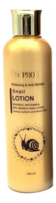 Лосьон для лица на основе муцина улитки Whitening & Anti-Wrinkle Snail Lotion 260мл deoproce лосьон whitening and anti wrinkle snail lotion 260 мл