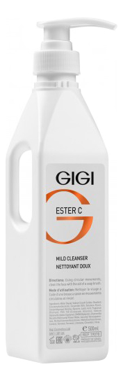 Очищающий гель для умывания Ester C Mild Cleanser For Sensitive Skin: Гель 500мл обновляющий энзимный гель skin refining enzyme peel 1107p 150 мл