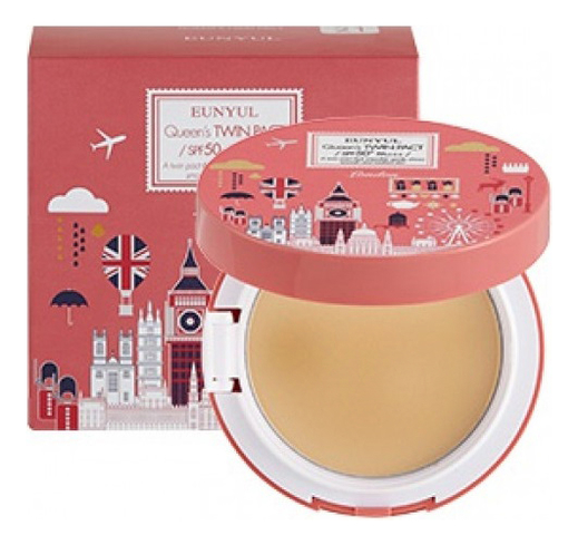 

Пудра для лица Queen's Twin Pact SPF50 PA+++ 2*10г (с запасным блоком): No 23, Пудра для лица Queen's Twin Pact SPF50 PA+++ 2*10г (с запасным блоком)