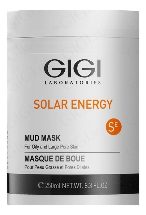 Ихтиоловая грязевая маска Solar Energy Mud Mask For Oil Skin: Маска 250мл gigi маска грязевая mud mask for oil skin solar energy 75 мл
