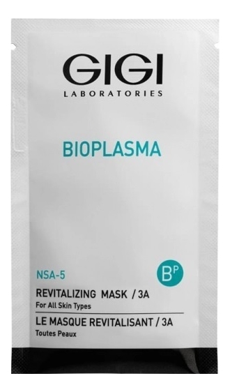 

Маска для лица Bioplasma Revitalizing Mask 5*20мл: Маска 5шт, Маска для лица Bioplasma NSA-5 Revitalizing Mask 20мл