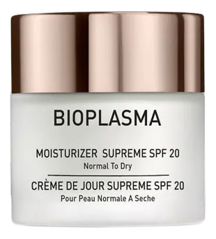 Крем для нормальной и сухой кожи лица Bioplasma Moisturizer Supreme SPF20