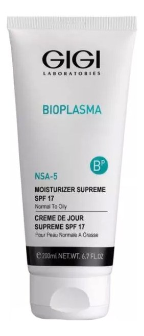 

Крем для лица Bioplasma Moisturizer Supreme SPF20: Крем 200мл, Крем для лица Bioplasma Moisturizer Supreme SPF20