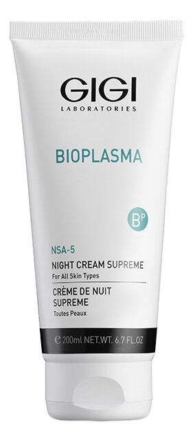 

Крем ночной для лица Bioplasma Night Cream Supreme: Крем 200мл, Крем ночной для лица Bioplasma Night Cream Supreme