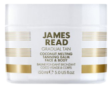 James Read Кокосовый бальзам с эффектом загара для лица и тела Gradual Tan Coconut Melting Tanning Balm Face & Body 150мл