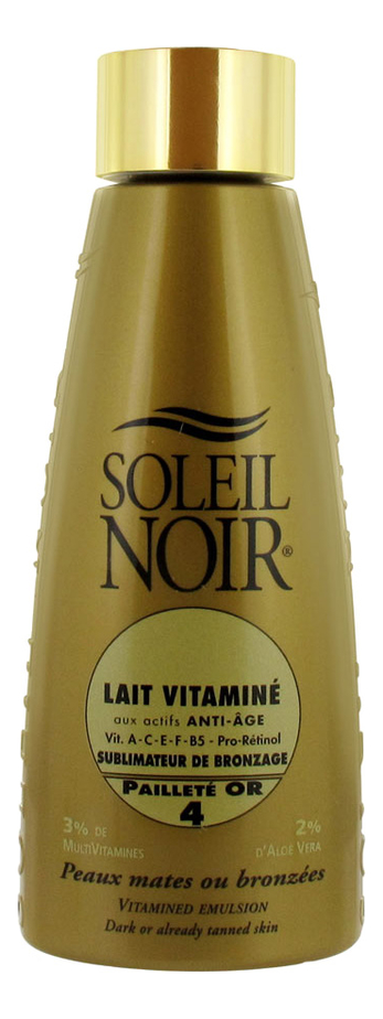 

Антивозрастное молочко для тела Lait Vitamine Sublimateur De Bronzage Paillete Or SPF4 150мл