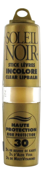 

Бальзам для губ Stick Levres Incolore Clear Lipbalm SPF30 4г