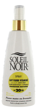 SOLEIL NOIR Антивозрастное солнцезащитное молочко для тела Spray Lait Fluide Vitamine SPF20 150мл