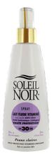 SOLEIL NOIR Антивозрастное солнцезащитное молочко для тела Spray Lait Fluide Vitamine SPF30 150мл