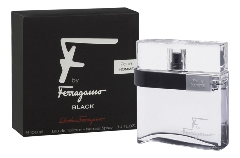 

F By Ferragamo Black pour homme: туалетная вода 100мл, F By Ferragamo Black Pour Homme