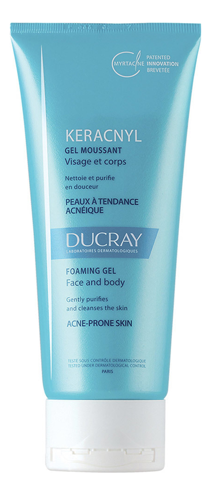 Очищающий гель для лица и тела Keracnyl Gel Moussant Visage Et Corps: Гель 200мл