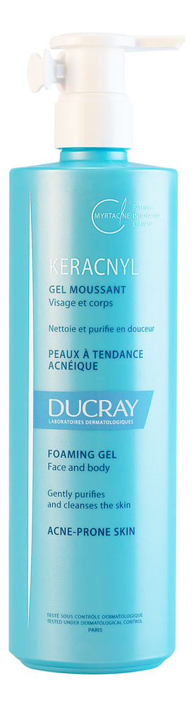

Очищающий гель для лица и тела Keracnyl Gel Moussant Visage Et Corps: Гель 400мл, Очищающий гель для лица и тела Keracnyl Gel Moussant Visage Et Corps