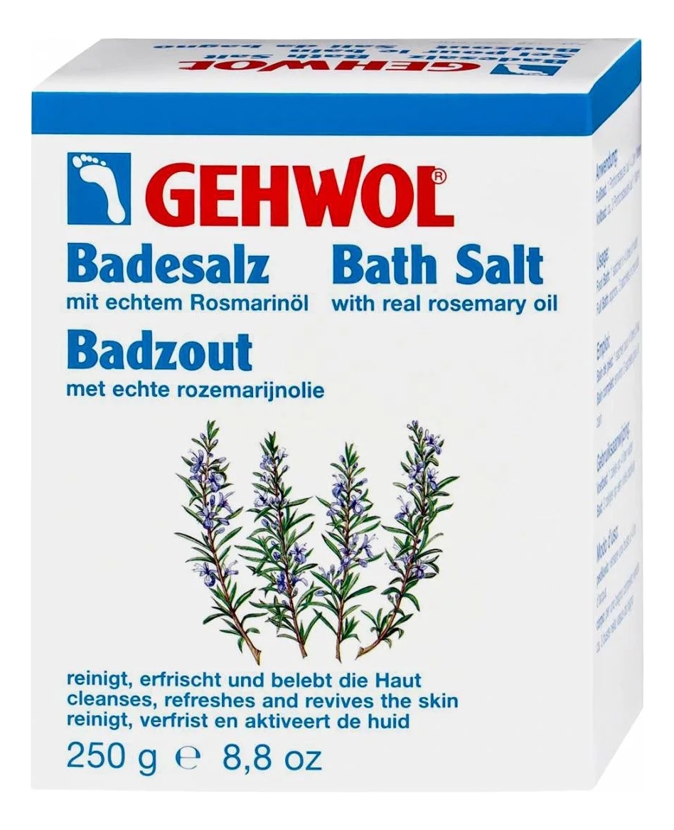 Соль для ванны с маслом розмарина Badesalz 10*25г от Randewoo