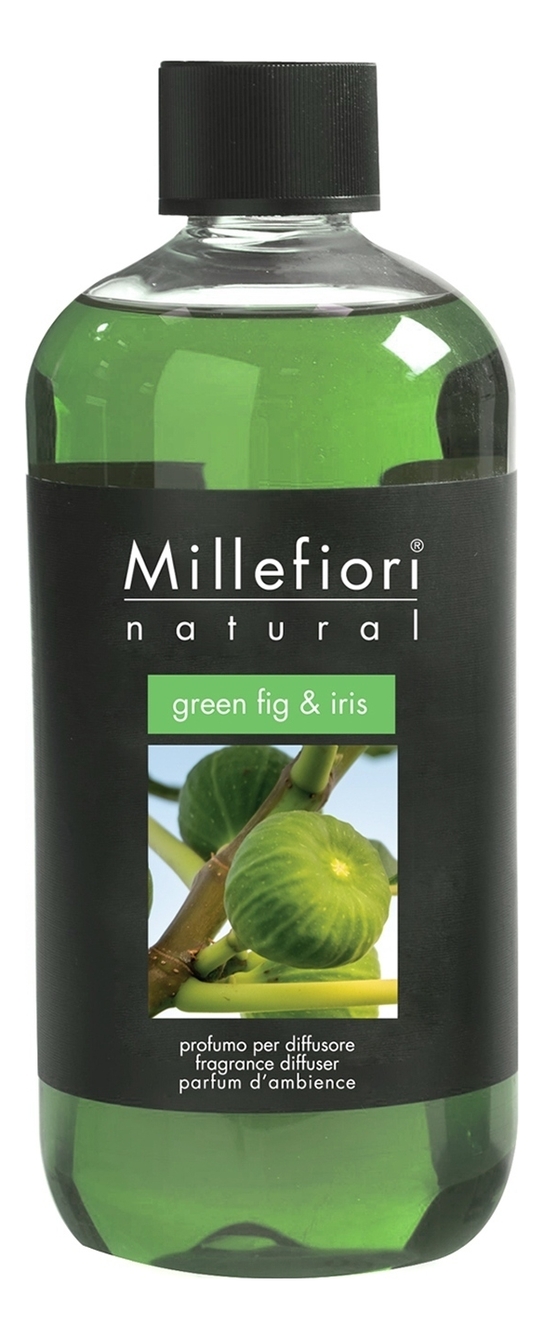 Ароматический диффузор Зеленый Инжир и Ирис Natural Green Fig & Iris: Диффузор 250мл запаска