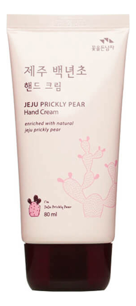 Крем для рук Jeju Prickly Pear Hand Cream 80мл крем для рук flor de man крем для рук увлажняющий jeju prickly pear