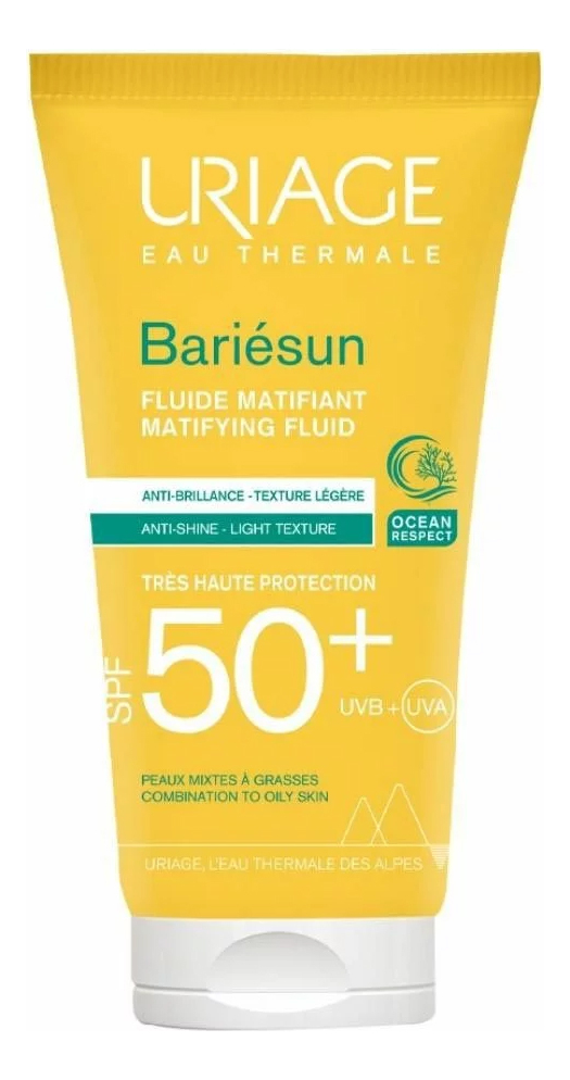 Матирующая эмульсия для лица Bariesun Mat Fluide SPF50+ 50мл матирующая эмульсия для лица bariesun mat fluide spf50 50мл