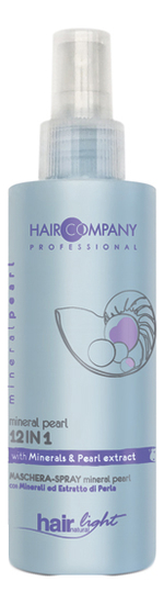 

Несмываемая маска-спрей для волос с минералами и экстрактом жемчуга Hair Light Mineral Pearl 12 in 1 150мл
