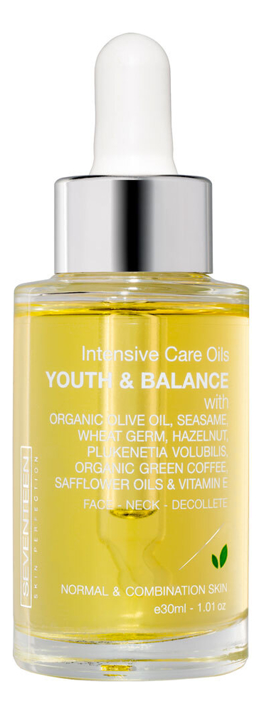 

Масло для лица Intensive Care Oils Youth And Balance 30мл