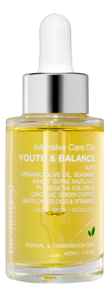 Масло для лица Intensive Care Oils Youth And Balance 30мл от Randewoo