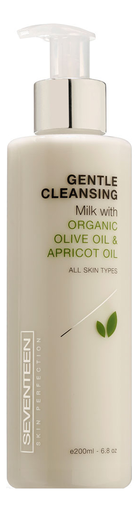 Очищающее молочко для лица с экстрактом оливкового и абрикосового масла Gentle Cleansing Milk 200мл