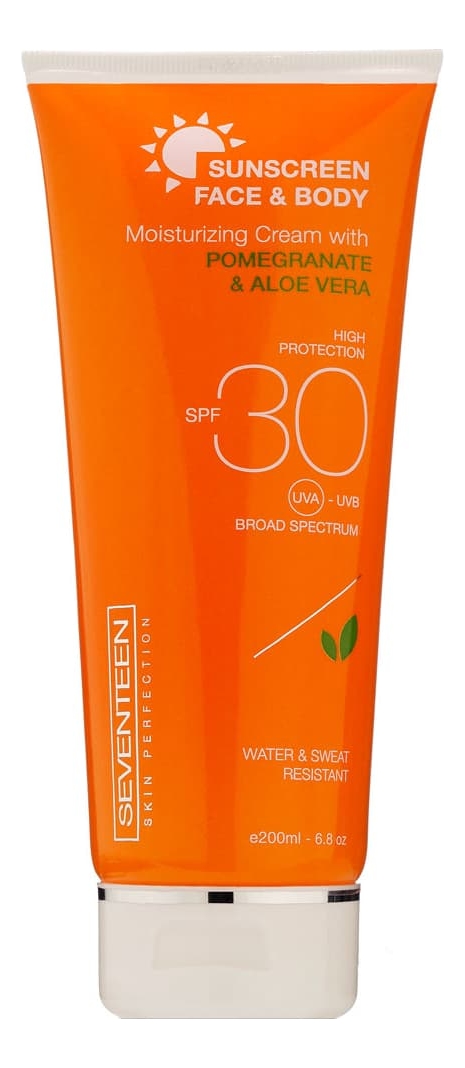 

Солнцезащитный увлажнающий крем для лица и тела Sunscreen Face And Body SPF30 200мл
