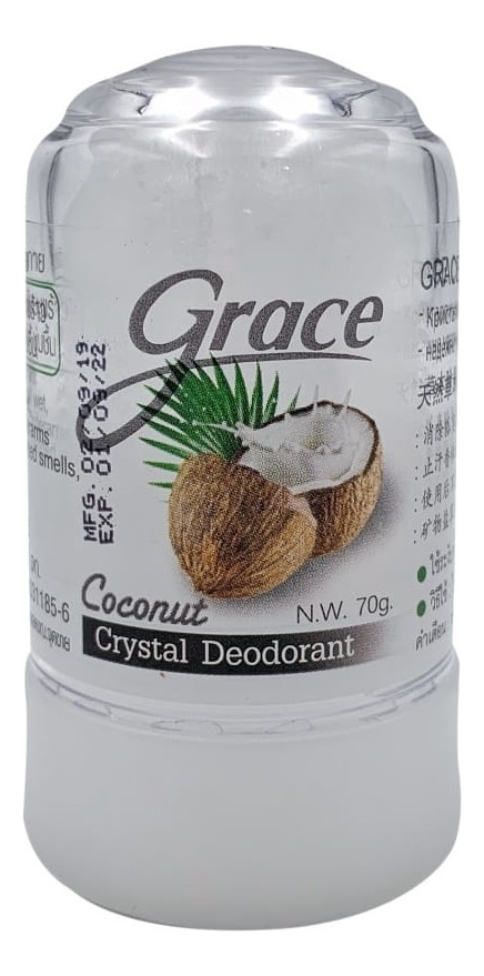 Кристаллический дезодорант Crystal Deodorant Coconut 70г (кокос): Дезодорант 70г от Randewoo