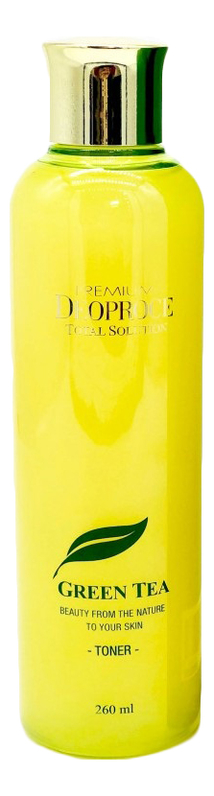 

Тонер для лица на основе зеленого чая Premium Green Tea Total Solution Toner: Тонер 260мл, Тонер для лица на основе зеленого чая Premium Green Tea Total Solution Toner