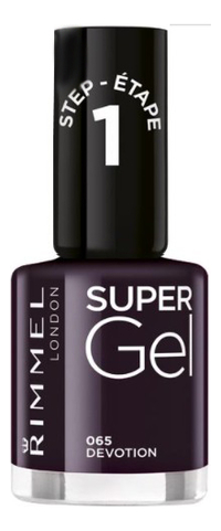 

Гель-лак для ногтей Super Gel Nail Polish 12мл: 065 Devotion, Гель-лак для ногтей Super Gel Nail Polish 12мл