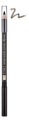 Карандаш для бровей Smudge Proof Wood Brow 1,5г: Black