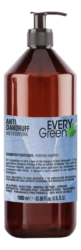 

Шампунь от перхоти Every Green Anti Dandruff Purifying Shampoo: Шампунь 1000мл, Шампунь от перхоти Every Green Anti Dandruff Purifying Shampoo