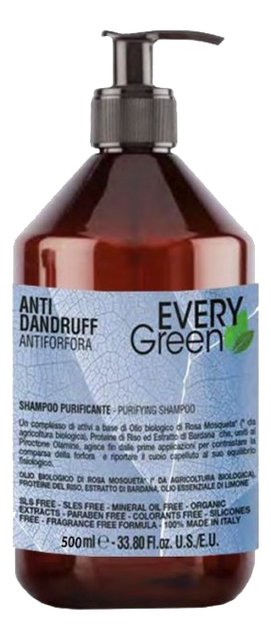 

Шампунь от перхоти Every Green Anti Dandruff Purifying Shampoo: Шампунь 500мл, Шампунь от перхоти Every Green Anti Dandruff Purifying Shampoo