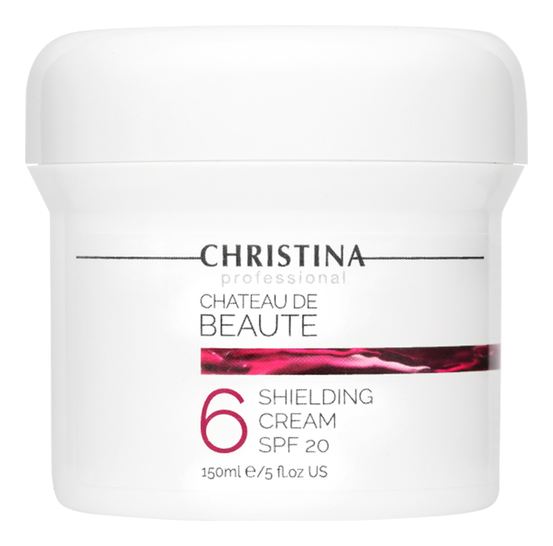 Защитный крем для лица Chateau De Beaute Shielding Cream Step 6 SPF20 150мл